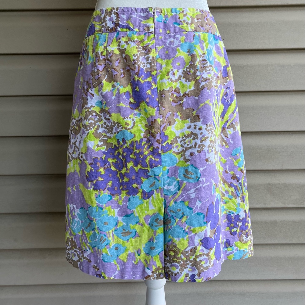 •Talbots• Floral Lined Pencil Skirt - Size 6 - Picture 6 of 10